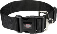 Trixie Collar Premium black, XXL, M – L: 40–60 cm / 50 mm