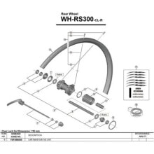 SHIMANO WH-RS300 Left