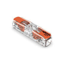 221-2411 - Orange - Transparent - Female - Straight - Polycarbonate (PC) - 24/16 - Copper