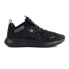 Мужская спортивная обувь для бега Мужские кроссовки спортивные для бега черные текстильные низкие Puma Enzo Nxt