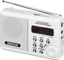 Радиоприемники Sencor SRD 215 W радиоприемник Аналоговый Белый