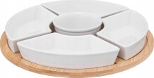 Dishes and salad bowls for serving