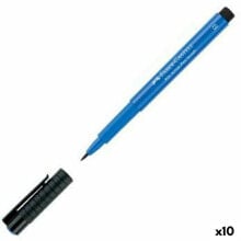 Felt-tip pens Faber-Castell Pitt Artist Cobalt blue (10 Pieces) (10 Units)