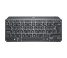 Клавиатуры Logitech MX Keys Mini for Business клавиатура РЧ беспроводной + Bluetooth AZERTY Французский Графит 920-010599