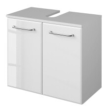 Cabinets under the bathroom sink