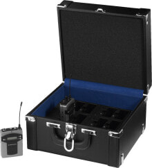 Ящики для инструментов Monacor TXA-12C портфель для оборудования Портфель/классический кейс Черный