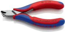 Knipex Elektronik-Schrägschneider Länge 120 mm Facette nein poliert