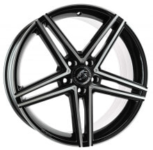 Колесный диск литой Damina Performance DM04 black polished 8.5x18 ET35 - LK5/112 ML66.6