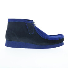 Синие мужские ботинки