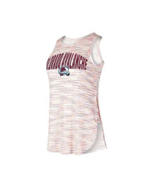 Купить женские блузки и кофточки Concepts Sport: Women's Colorado Avalanche Sunray Multicolor Tri-Blend Tank Top