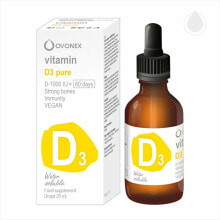 Витамин Д oVONEX  Vitamin D3 pure Жидкий витамин D3 25 мл