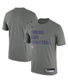 Nike men's Heather Gray Phoenix Suns 2023 Sideline Legend Performance Practice T-shirt