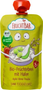 Quetschie Früchtebrei mit Hafer, Apfel, Birne, Traube ab 6 Monaten, 120 g