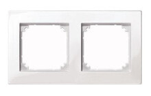 Умные розетки, выключатели и рамки Merten 515219 рамка для розетки/выключателя Белый