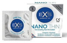 Ultradünne Kondome 3 St. - EXS Condoms Nano Thin Ultra