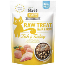 Snack for Cats Brit Care Raw Treat Turkey 40 g