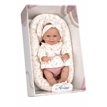 MUÑECAS ARIAS Elegance Babyto With Carrycot Vinyl Body Girl Sex baby doll 33 cm