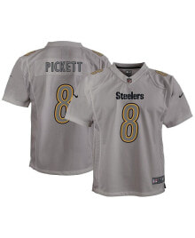 Youth Boys Kenny Pickett Gray Pittsburgh Steelers Atmosphere Game Jersey