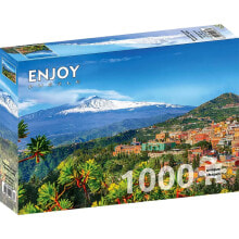 Puzzle Vulkan Ätna und Taormina Sizilien