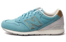 New Balance 复古 低帮 跑步鞋 男女同款 蓝灰色 / Кроссовки New Balance MRL996WT