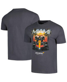 Купить мужские футболки и майки OuterStuff: Men's Graphite McLaren F1 Team 2024 Miami Grand Prix All Speed T-Shirt