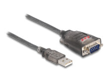 61548 - Black - Transparent - 3 m - USB Type-A - RS-232 - Male - Male