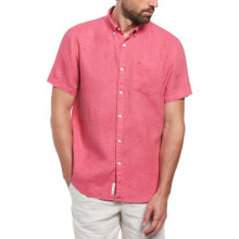 ORIGINAL PENGUIN Delave Linen With Pocket short sleeve shirt