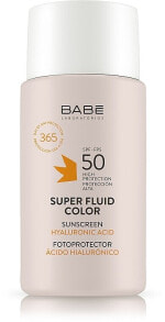 Sonnenschutzfluid für das Gesicht mit Hyaluronsäure SPF 50+ - Babe Laboratorios