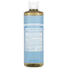 18-In-1 Hemp Pure-Castile Soap, Peppermint, 16 fl oz (473 ml)