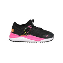 Puma Pacer Future Splatter Neon Ac Slip On Girls Black Sneakers Casual Shoes 38