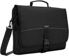 Мужские сумки для ноутбуков targus Basic Messenger Case and Bag Designed for 15.6-Inch Laptop, Black (TCM004US)