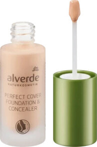 Foundation & Concealer Perfect Cover 40 Caramel, 20 ml