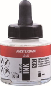 Artequipment AMSTERDAM ACRYLIC INK 30 ml - TITANIUM WHITE uniw