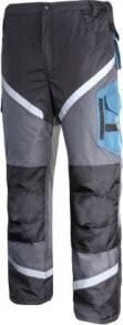 Lahti Pro Black-gray-turquoise Warm Pants with Reflectors M (L4101202)