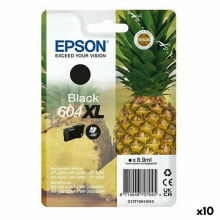 Картридж с оригинальными чернилами Epson XP-2200 WF-2910DWF Чёрный (10 штук) купить в интернет-магазине