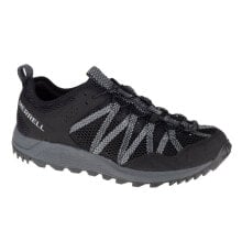 Мужская спортивная обувь мужские кроссовки спортивные треккинговые черные текстильные низкие демисезонные Merrell Wildwood Aerosport M J036109