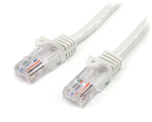 Кабели и разъемы для аудио- и видеотехники starTech.com 45PAT3MWH сетевой кабель 3 m Cat5e U/UTP (UTP) Белый