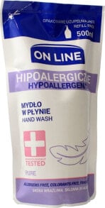 Жидкое мыло on Line Hypoalergenic LIquid Soap Гипоаллергенное жидкое мыло Рефил 500 мл