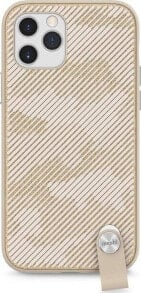 Moshi Moshi Altra - Etui z odpinaną smyczką na iPhone 12 / iPhone 12 Pro (Sahara Beige)