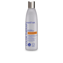 Шампуни для волос Kativa Color Therapy Anti-Brass Shampoo Тонирующий шампунь для брюнеток, нейтрализующий оранжевые оттенки 250 мл