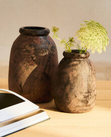 Textured decorative vase