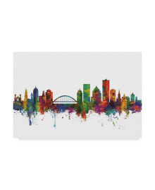 Trademark Global michael Tompsett Rochester New York Skyline II Canvas Art - 37