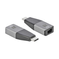 Techly IADAP USBC-MDP4K60 USB графический адаптер 3840 x 2160 пикселей Черный, Серебристый