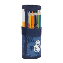 SAFTA Roll Up 27 Pieces Real Madrid Pencil Case