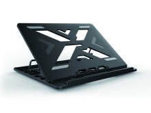 Подставки и столы для ноутбуков и планшетов conceptronic ERGO Laptop Cooling Stand 39,6 cm (15.6") Стойка для ноутбука Черный THANA03B