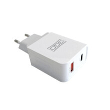 Купить зарядные устройства для стандартных аккумуляторов 3GO: 3GO Home Charger Usb 1Qc3+1Usb-C