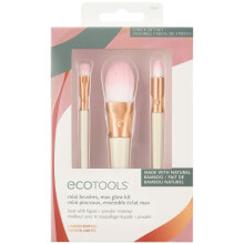 Set of Make-up Brushes Ecotools Ready Glow Limited edition 3 Pieces