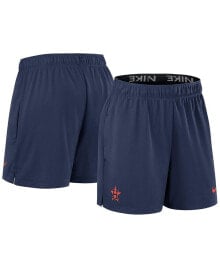 Nike women's Navy Houston Astros Authentic Collection Knit Shorts