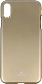 чехол пластмассовый золотистый iPhone Xs Max Mercury