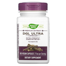 Натурес Вэй, DGL Ultra, глицирризинат солодки, 75 мг, 90 веганских капсул